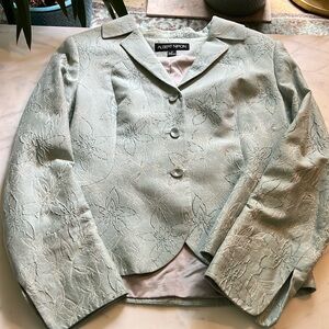 Albert Nipon cotton suit